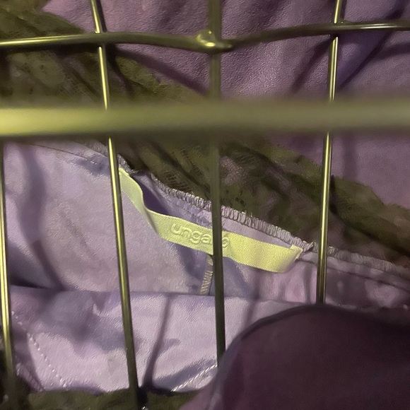 Ungaro top with lace detail and tied shoulder - Picture 3 of 8